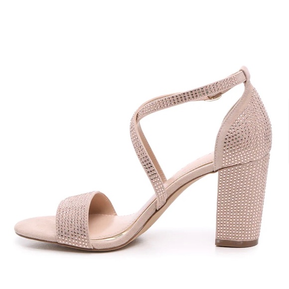 Kelly and Katie Paloona Rhinestone Sandal Heels- Size 7 - Picture 3 of 10